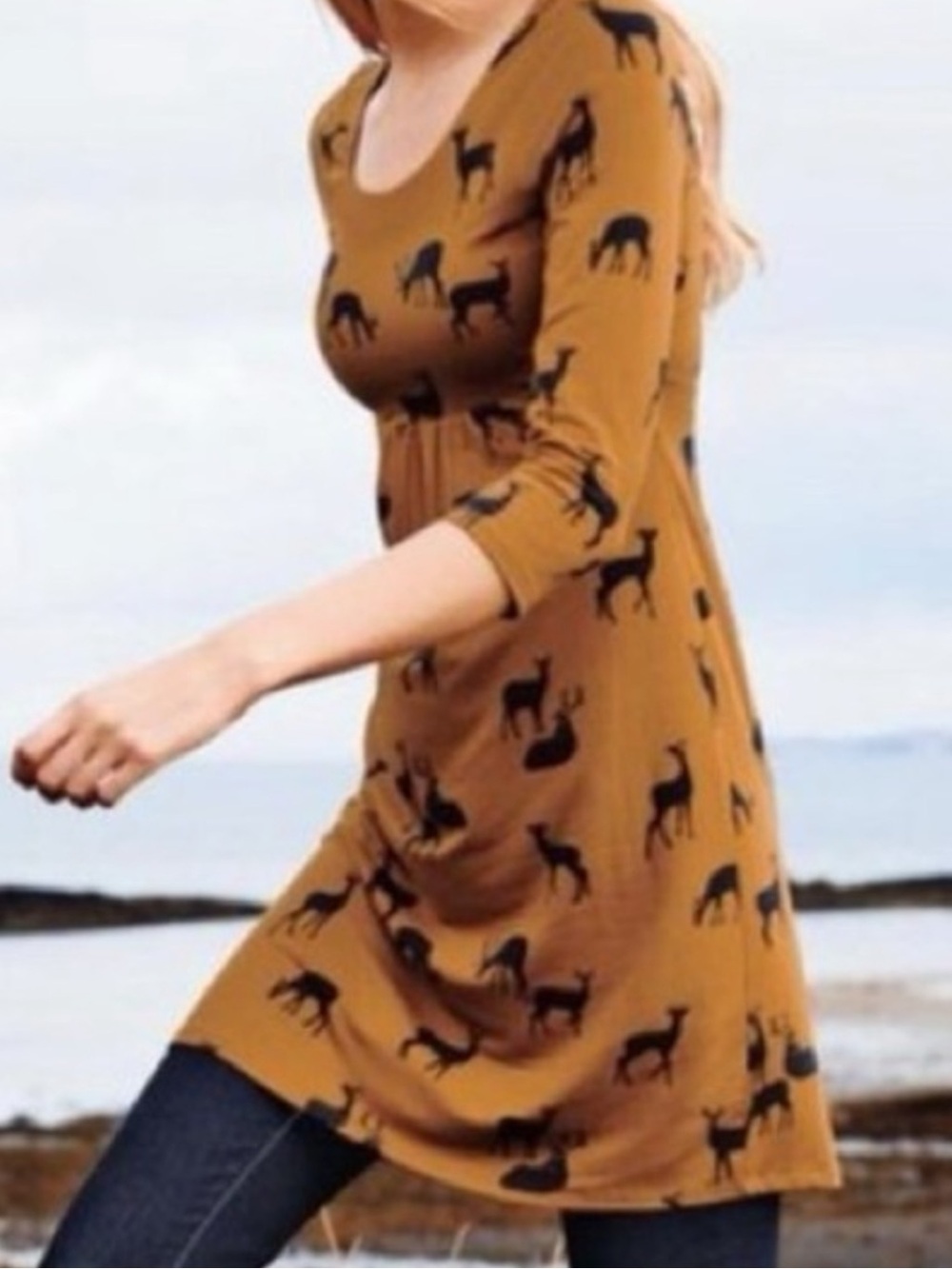 Boden deer dress